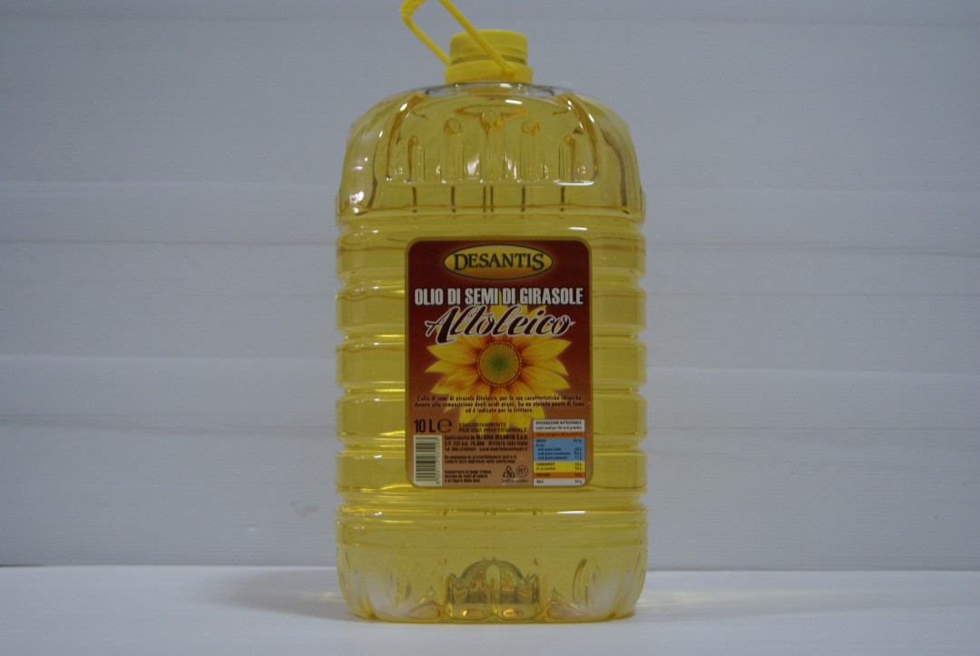 0725-DS OLIO S.GIRASOLE ALTOLEICO LT.10 DE SANTIS | Carnimeo Alimentari